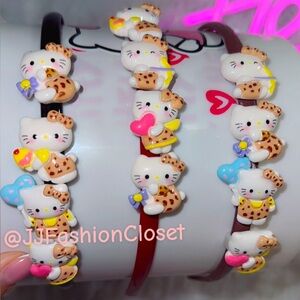 Hello Kitty Kids Headbands - Neutral colors Burgundy